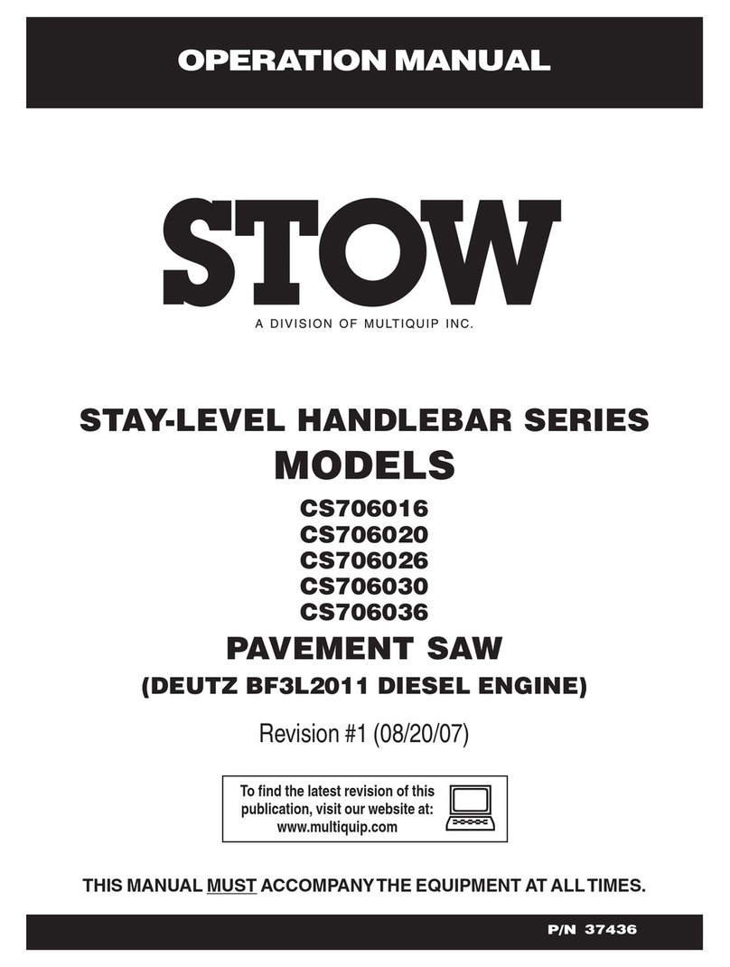 Stow CS706016 Manuel utilisateur