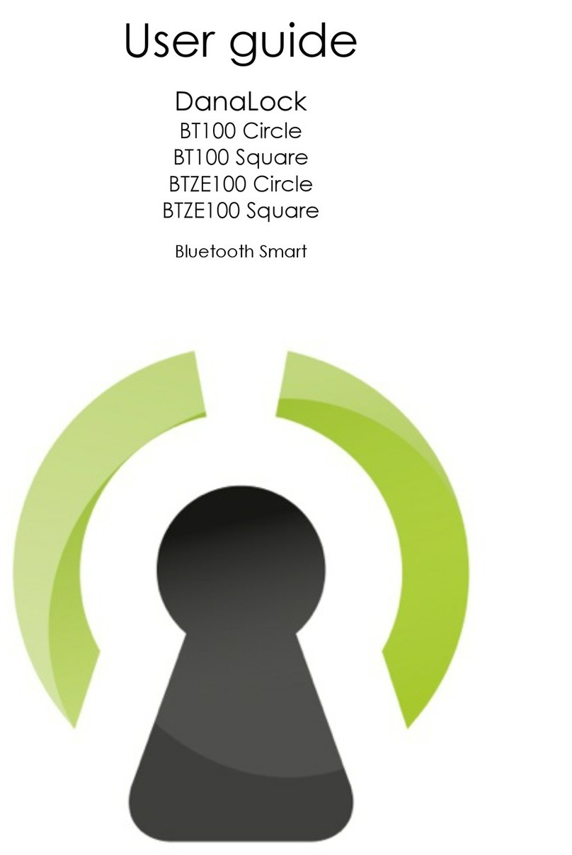 danalock BT100 Circle Manuel utilisateur danalock BT100 Circle Manuel utilisateur