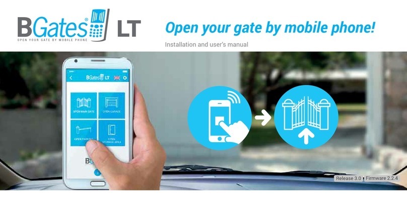 BGates LT Manuel utilisateur