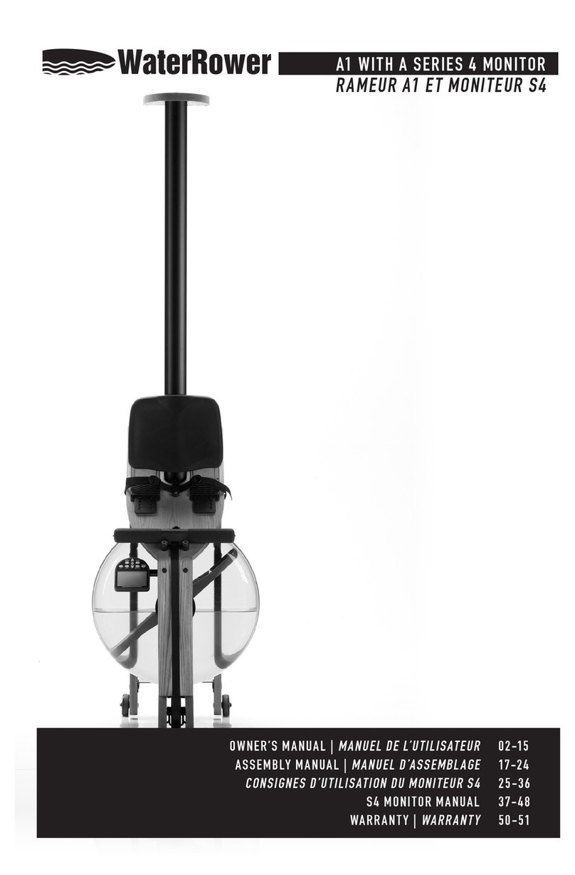 WaterRower Indo-row A1 Manuel utilisateur