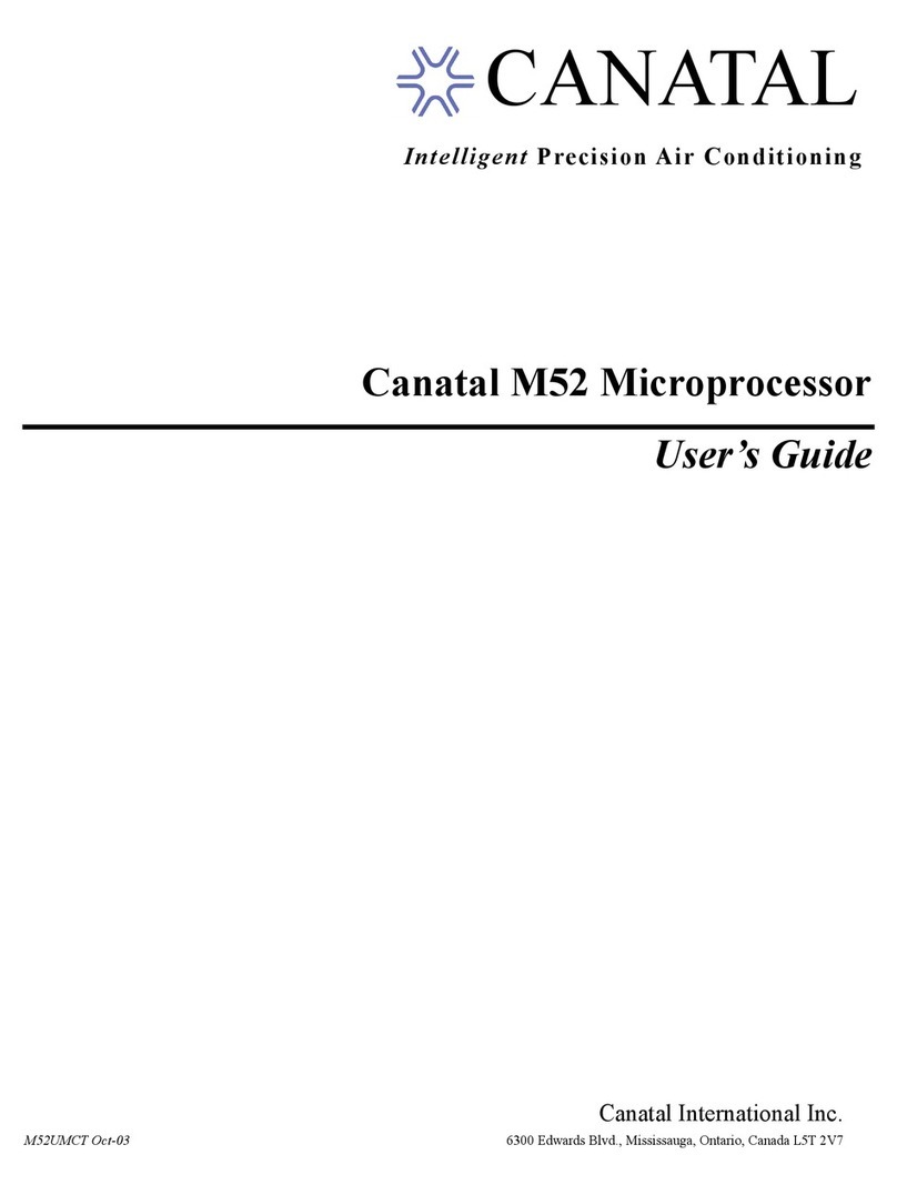 Canatal M52 Manuel utilisateur