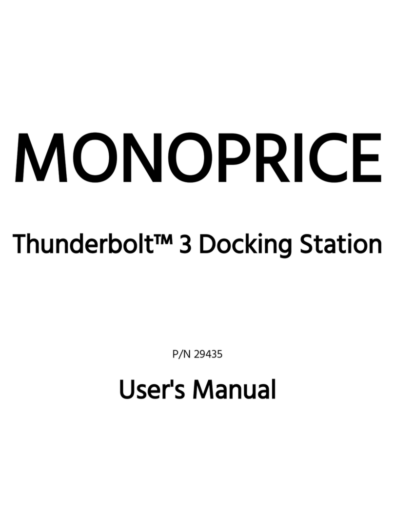Monoprice Thunderbolt 3 Manuel utilisateur