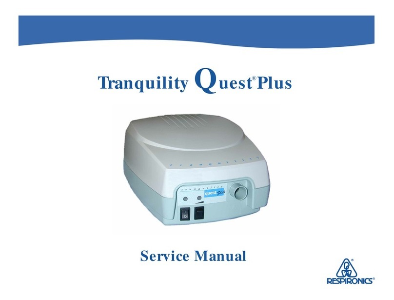 Respironics Tranquility Quest Plus Manuel utilisateur