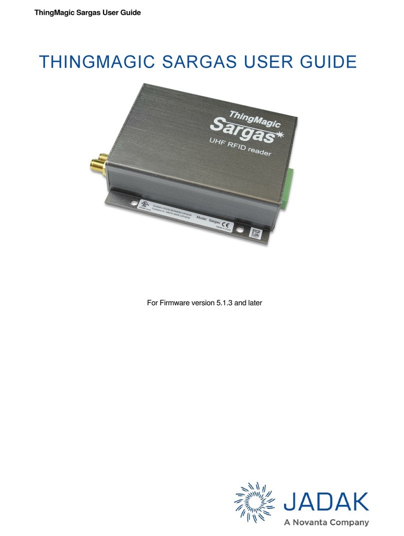 Jadac THINGMAGIC SARGAS Manuel utilisateur