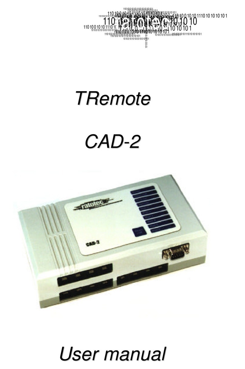 ratotec TRemote Manuel utilisateur