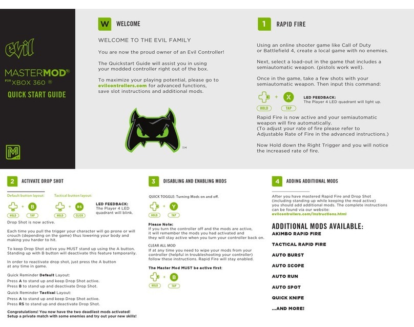 Evil MASTERMOD Manuel utilisateur