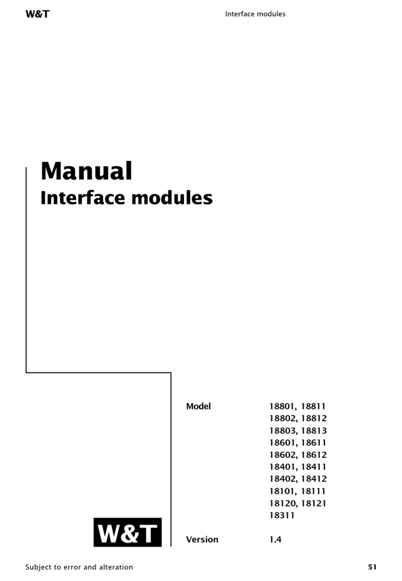 W&T 18801 Manuel utilisateur W&T 18801 Manuel utilisateur