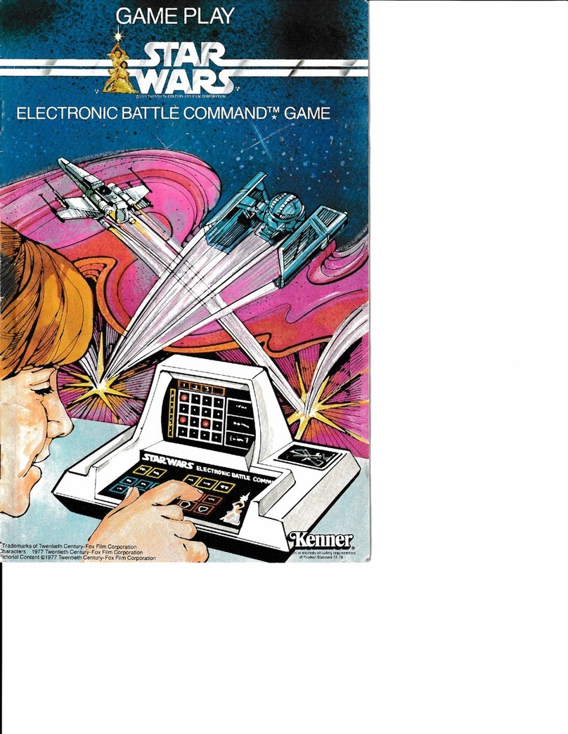 Kenner Electronic battle command STAR WARS Manuel utilisateur Kenner Electronic battle command STAR WARS Manuel utilisateur