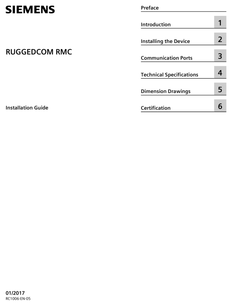 Siemens RUGGEDCOM RMC Manuel utilisateur