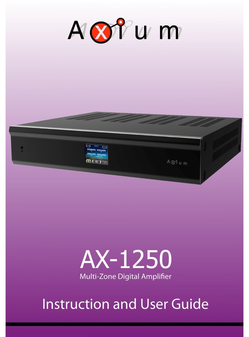 Axium AX-1250 Mode d’emploi