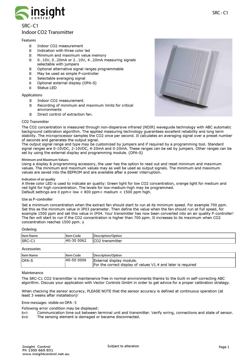 INSIGHT SRC-C1 Manuel utilisateur