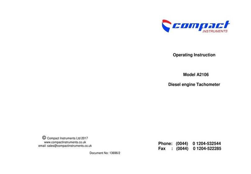 Compact Instruments A2106 Manuel utilisateur Compact Instruments A2106 Manuel utilisateur