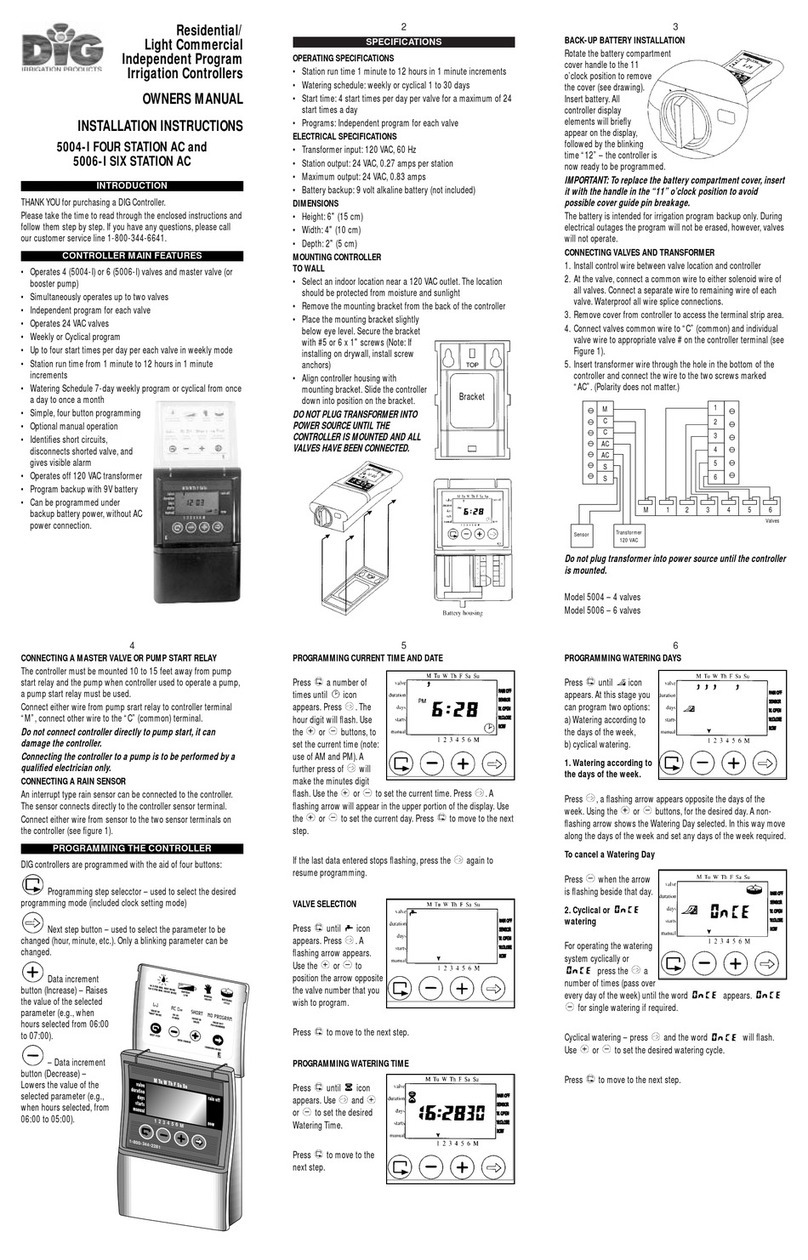 DIG 5004-I Four Station Manuel utilisateur