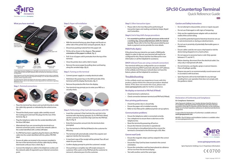 Spire SPc50 Manuel utilisateur Spire SPc50 Manuel utilisateur