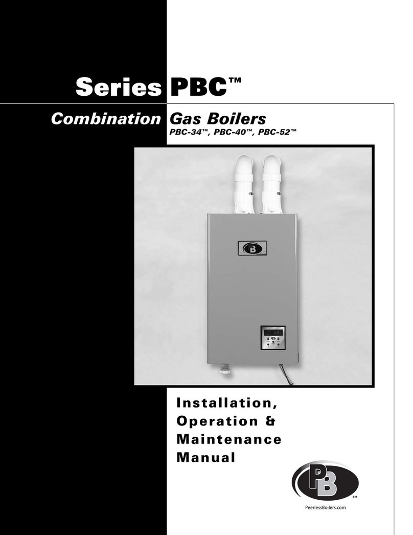 PeerlessBoilers PBC-40 Manuel d'instructions