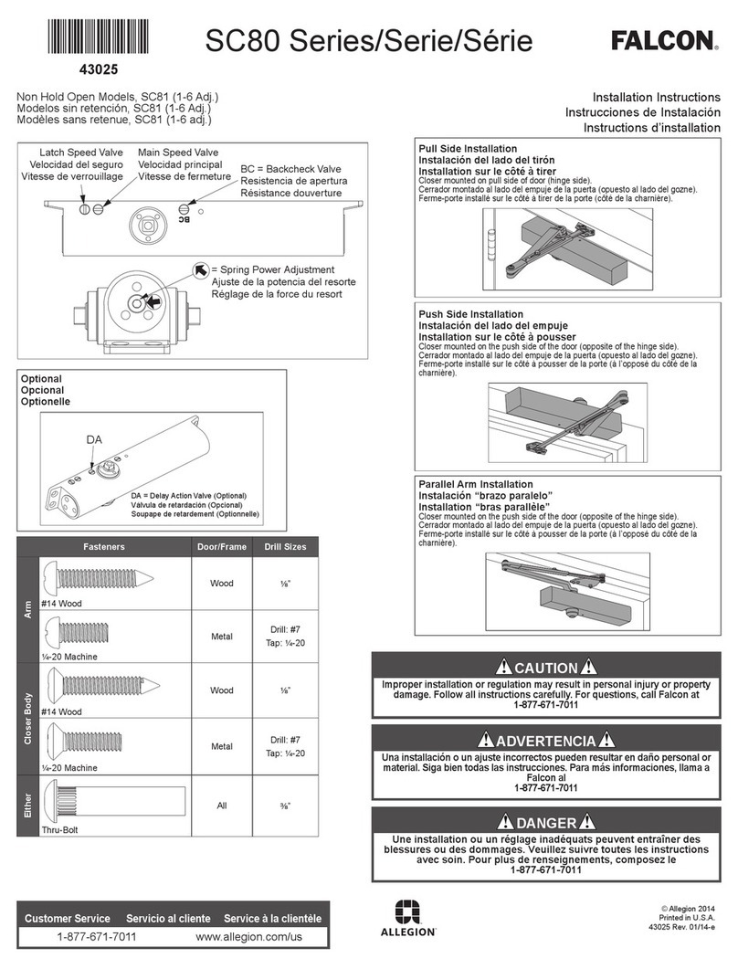 Falcon SC81 Manuel utilisateur