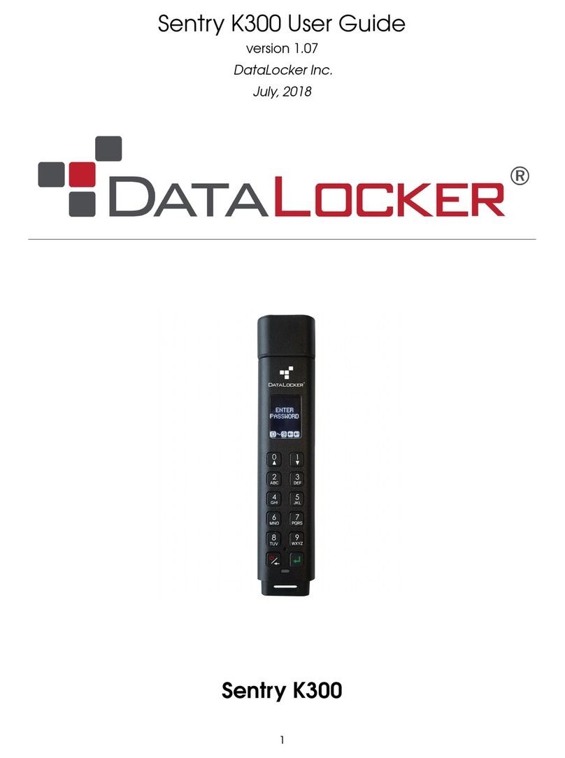 DataLocker Sentry K300 Manuel utilisateur