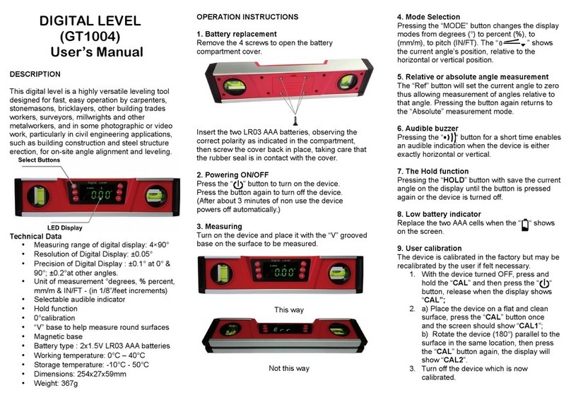 Gummerson Tools GT1004 Manuel utilisateur