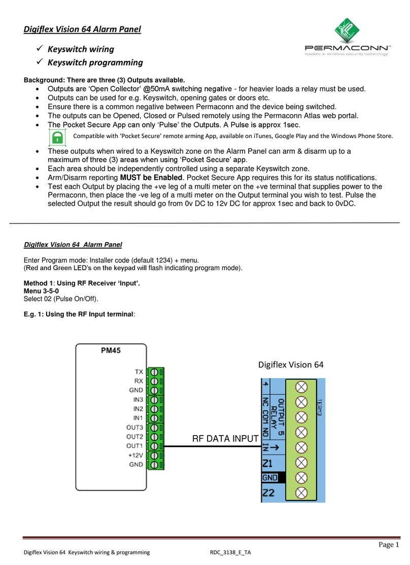 Digiflex Vision 64 Manuel d'installation