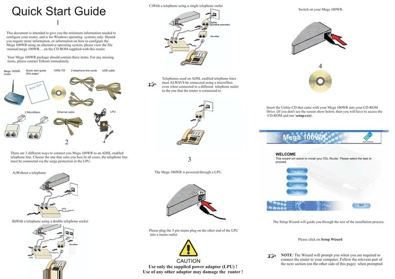 Mega 100WR Manuel utilisateur