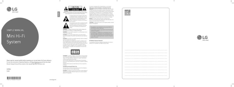 LG CJ65 Fiche technique