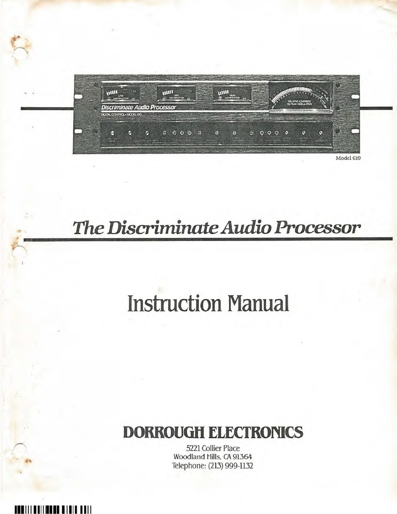 Dorrough Electronics 610 Manuel utilisateur