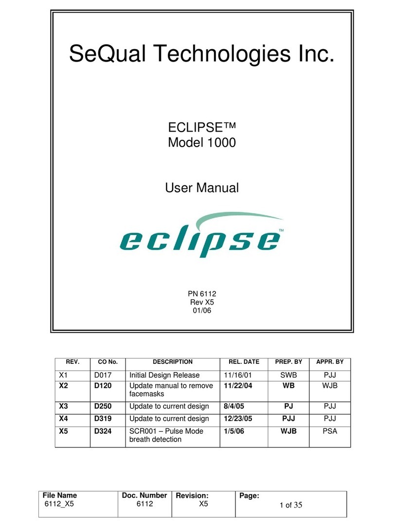 SeQual Technologies ECLIPSE 1000 Manuel utilisateur
