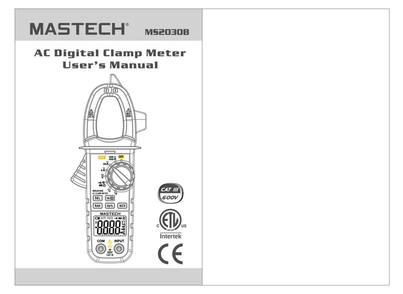 Mastech MS2030B Manuel utilisateur