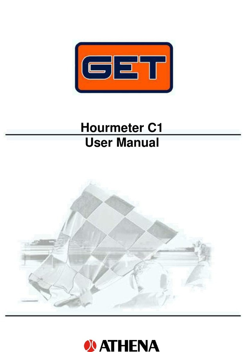 Athena GET Hourmeter C1 Manuel utilisateur