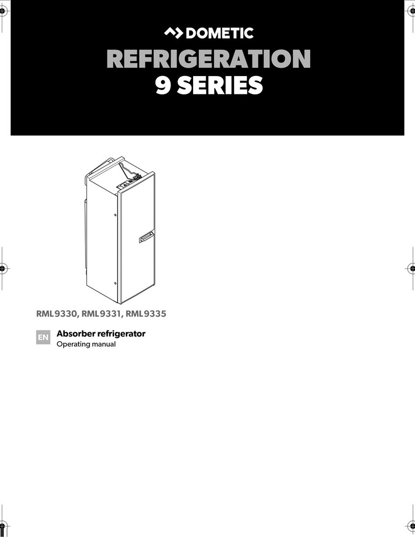 Dometic 9 SERIES Manuel utilisateur Dometic 9 SERIES Manuel utilisateur