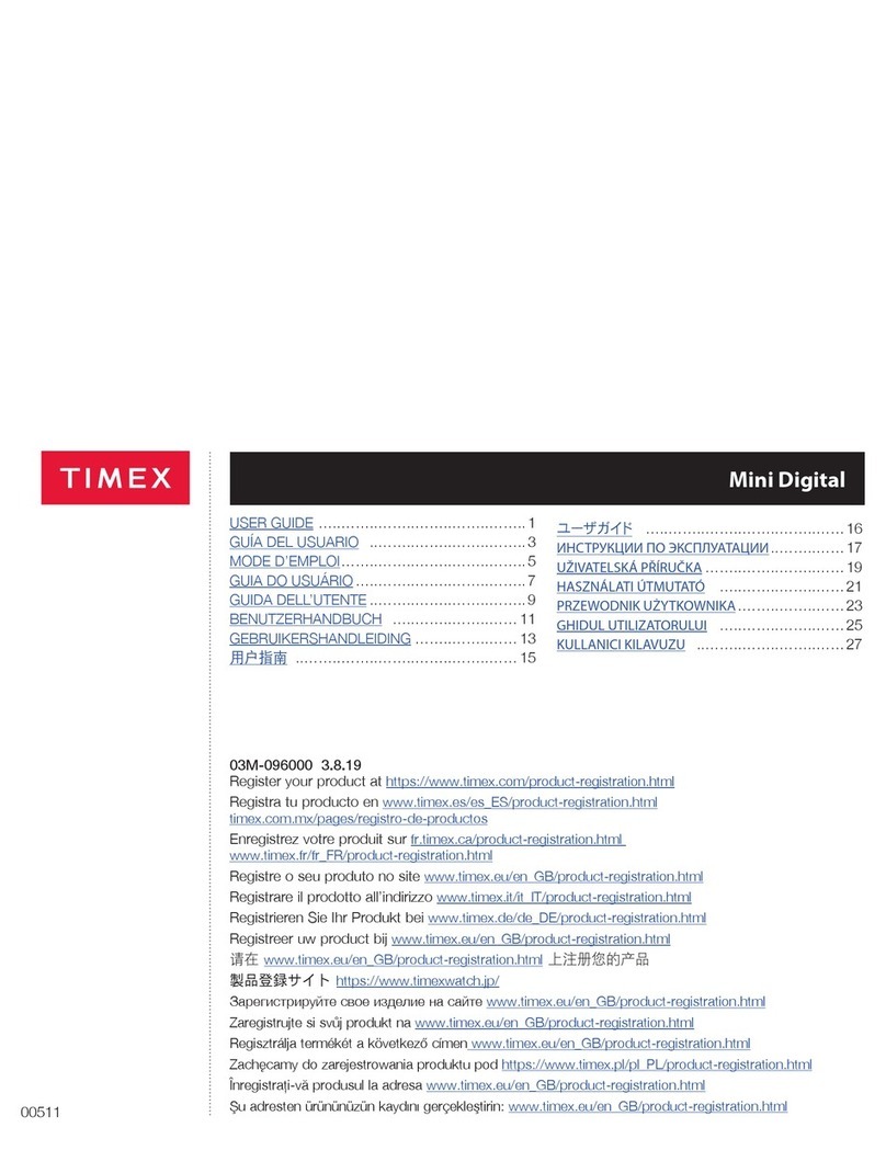 Timex Mini Digital Manuel utilisateur
