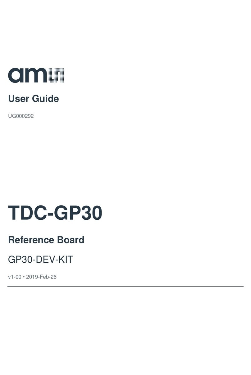 AMS GP30-DEV-KIT Manuel utilisateur AMS GP30-DEV-KIT Manuel utilisateur