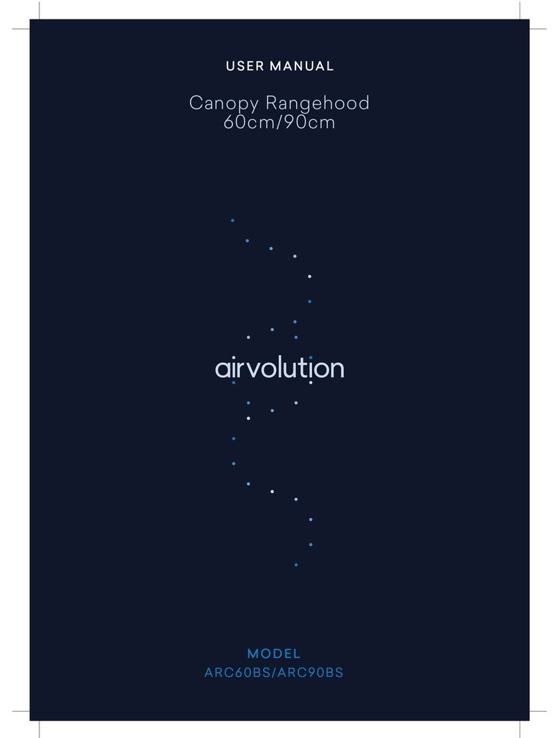 Airvolution ARC60BS Manuel utilisateur