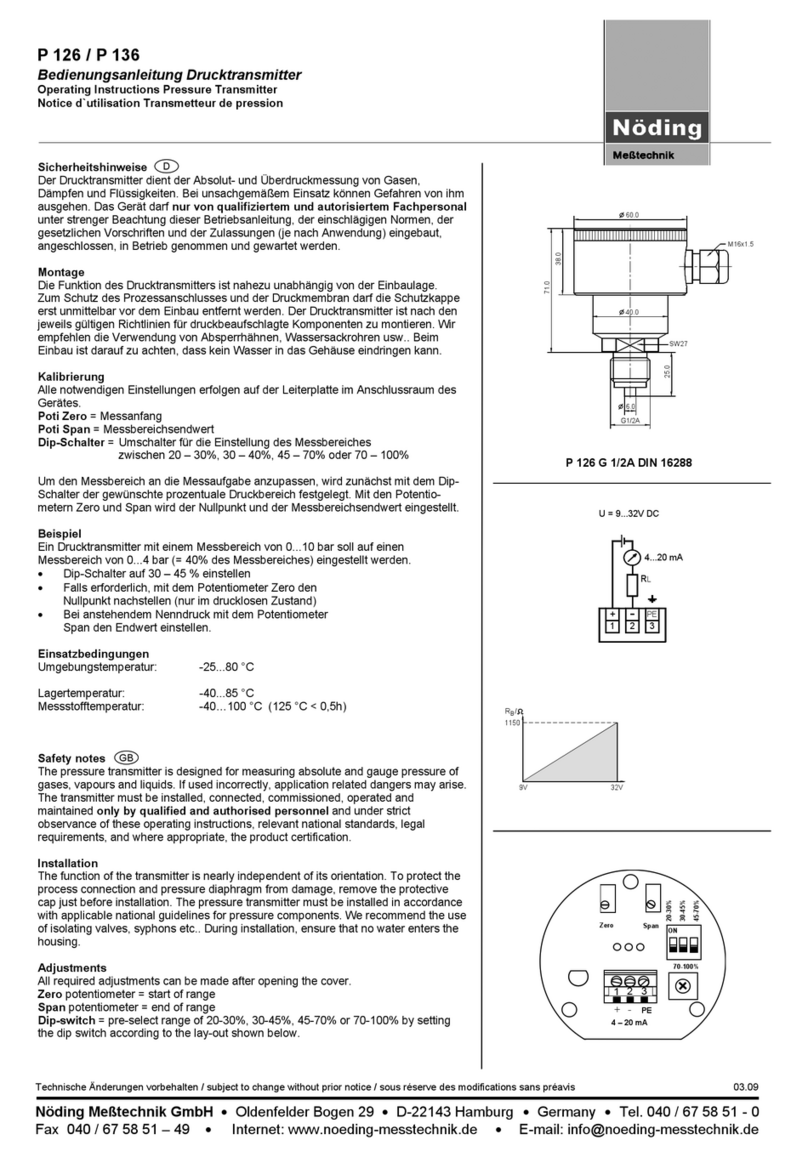 Noding P 126 Manuel utilisateur