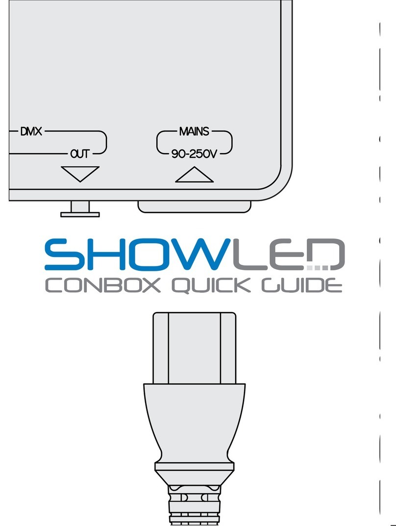 ShowLed CONBOX Manuel utilisateur