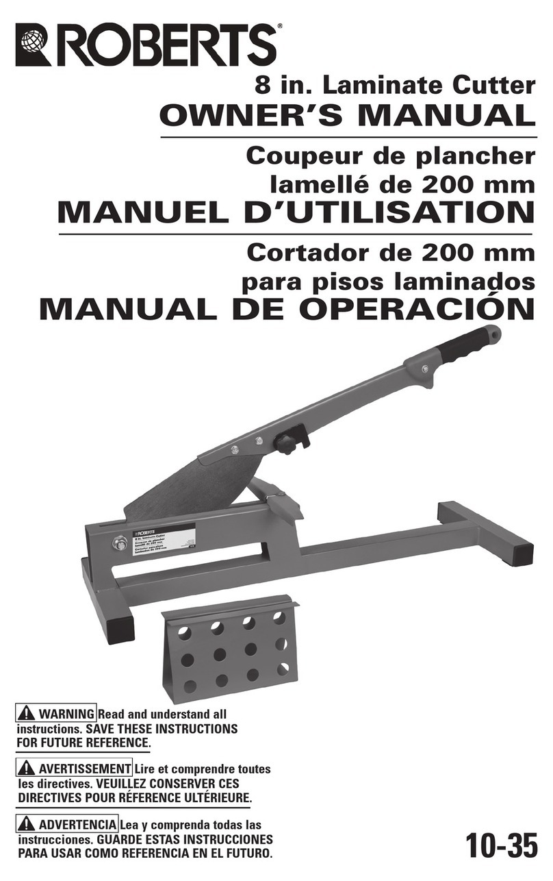 Roberts 10-35 Manuel utilisateur