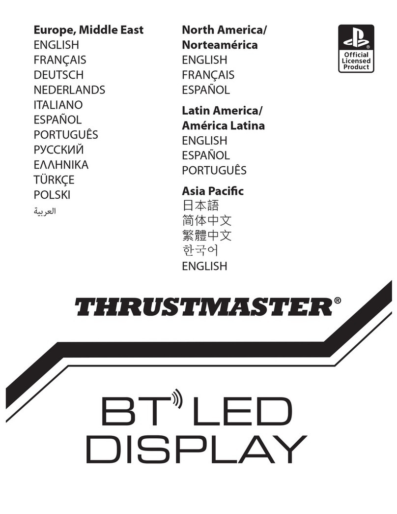 Thrustmaster BT Manuel utilisateur Thrustmaster BT Manuel utilisateur