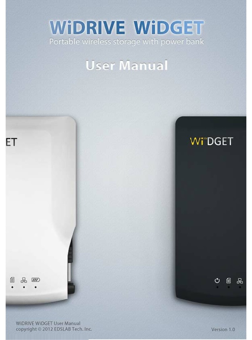 WiDrive WiDGET Manuel utilisateur