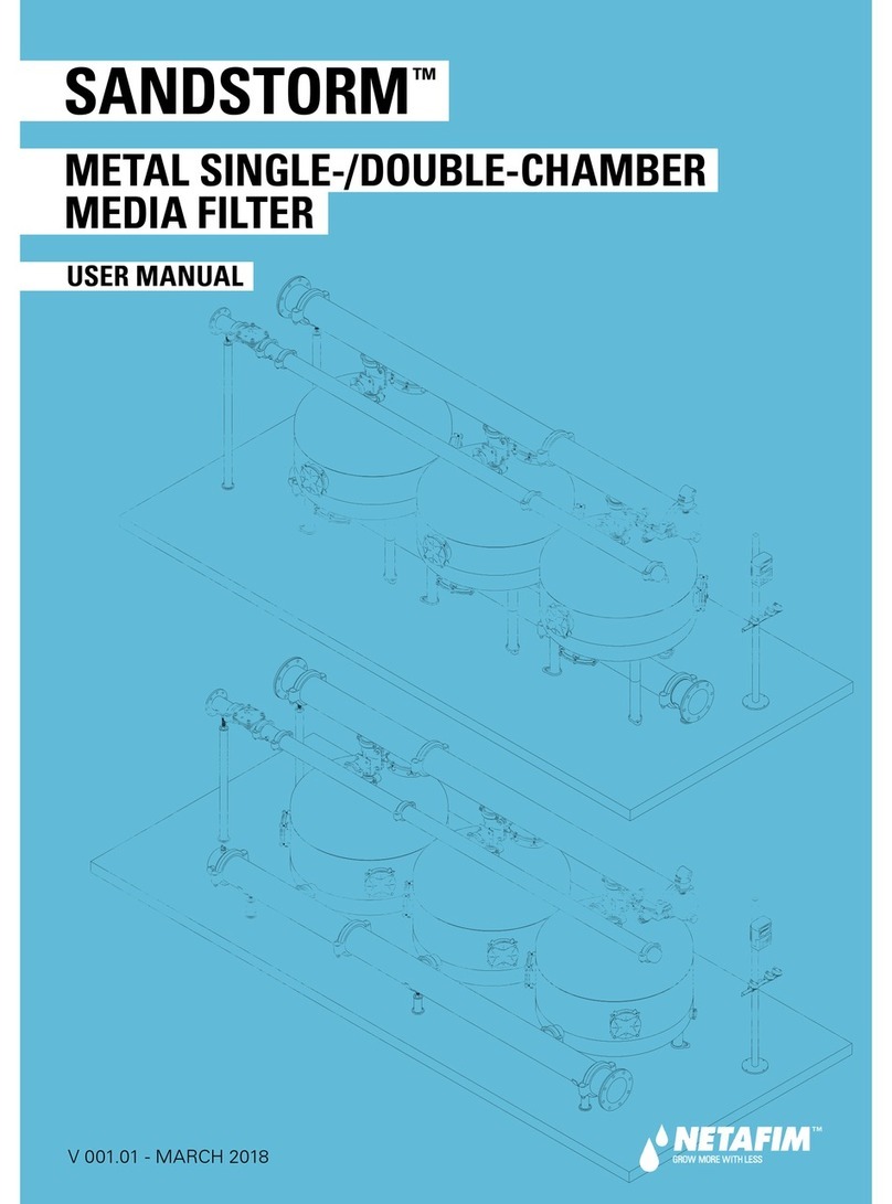 Netafim SANDSTORM Manuel utilisateur Netafim SANDSTORM Manuel utilisateur