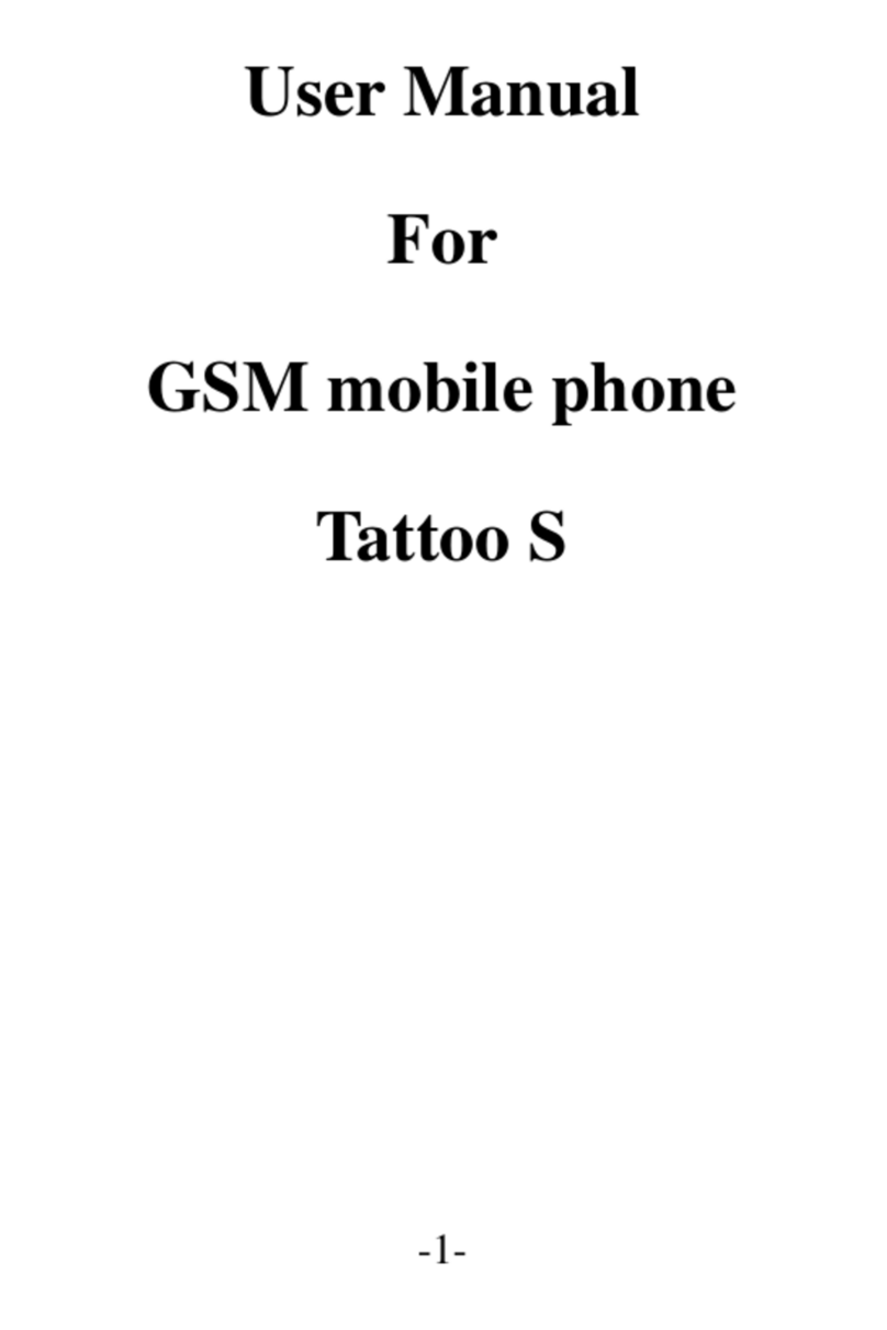 Blu Tattoo S Manuel utilisateur Blu Tattoo S Manuel utilisateur