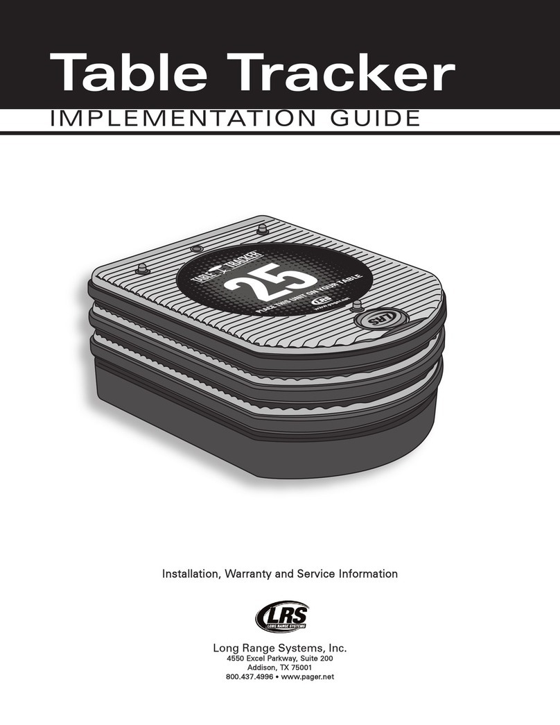 LRS Table Tracker Manuel utilisateur