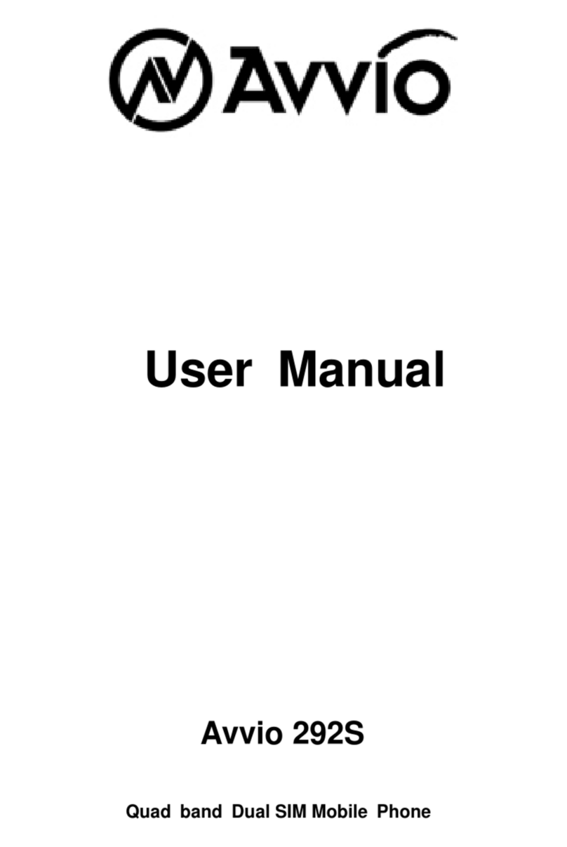 Avvio 292S Manuel utilisateur