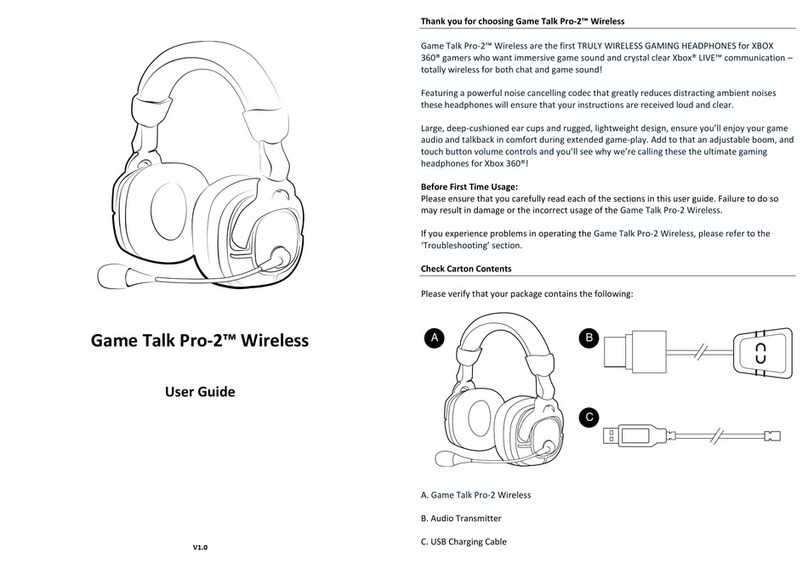 Datel Game Talk Pro-2 Manuel utilisateur