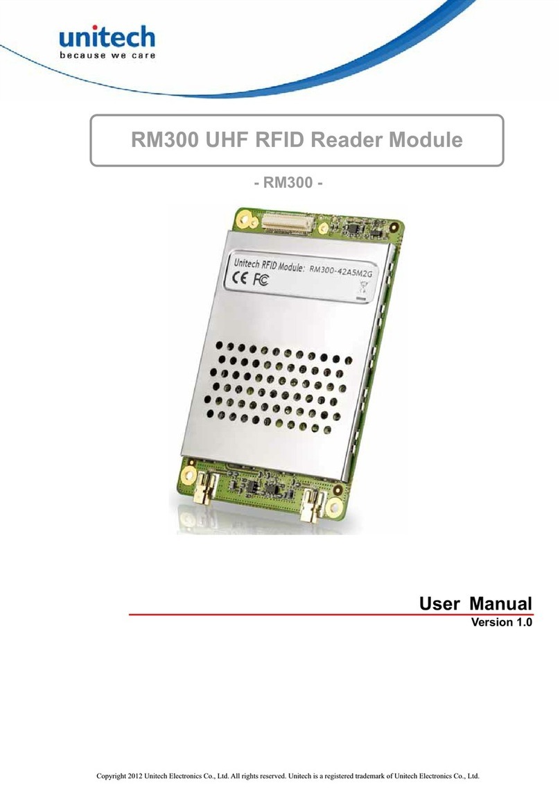 Unitech RM300 Manuel utilisateur Unitech RM300 Manuel utilisateur