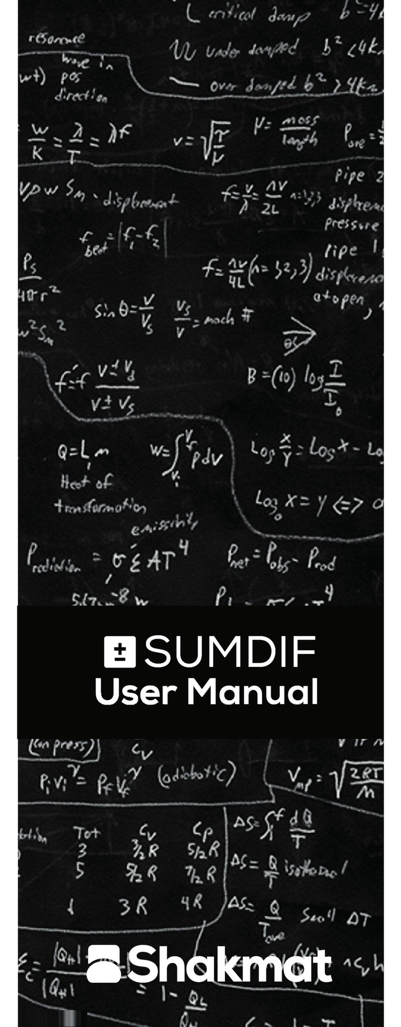 Shakmat SumDif Manuel utilisateur