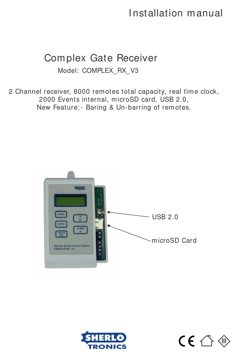 Sherlotronics COMPLEX_RX_V3 Manuel utilisateur