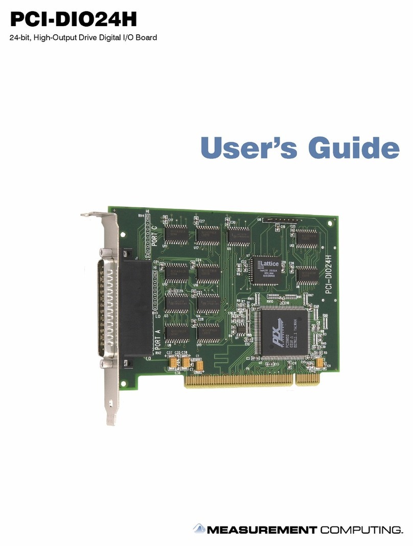 Measurement Computing PCI-DIO24H Manuel utilisateur