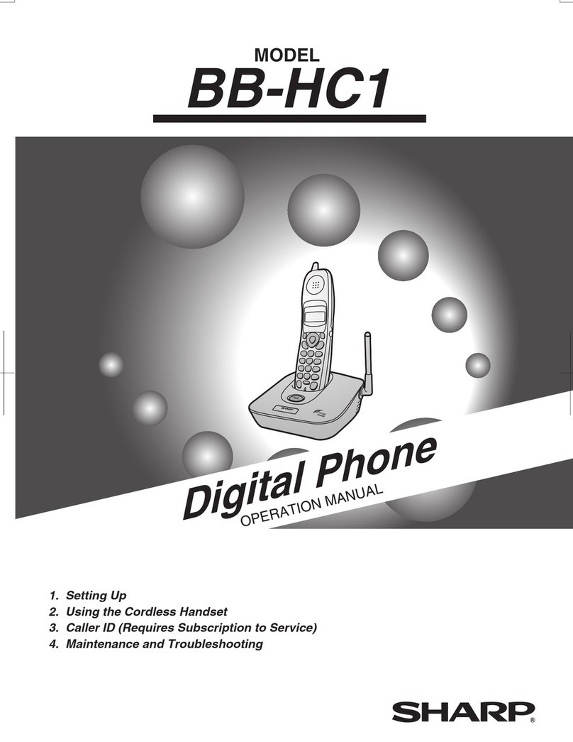 Sharp BB-HC1 Manuel utilisateur