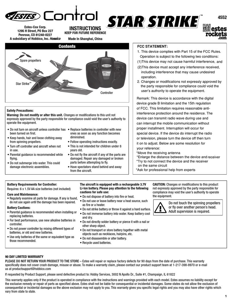 Estes STAR STRIKE Manuel utilisateur