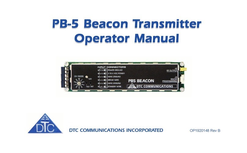 DTC PB-5 Manuel utilisateur